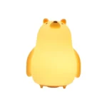 LED Small Night Light Cartoon Bear Pat Light Colorful Atmosphere Lights