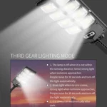 E-SMARTER LED Strong Light Dual Row Road Light Solar Garden Sensor Light, Style: - Image 3