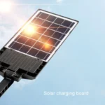 E-SMARTER LED Strong Light Dual Row Road Light Solar Garden Sensor Light, Style: - Image 7