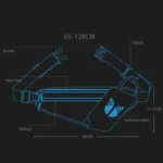 CAN FLY YIPINU Outdoor Fitness Water Bottle Mobile Phone Storage Waist Bag - Image 3