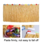 Hawaiian Tassel Table Skirt Simulation Turtle Leaf Festival Party Scene Table Arrangement Props - Image 4