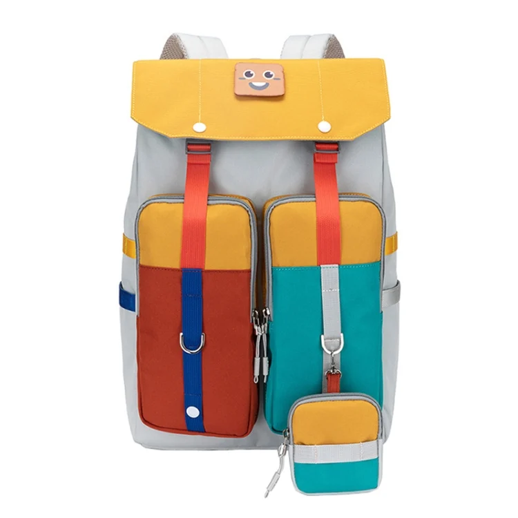 B21283 Flipper Backpack Student Schoolbag Casual Travel Computer Backpack