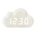 1966 Cute Cloud Shape Voice-activated LED Bedside Alarm Clock