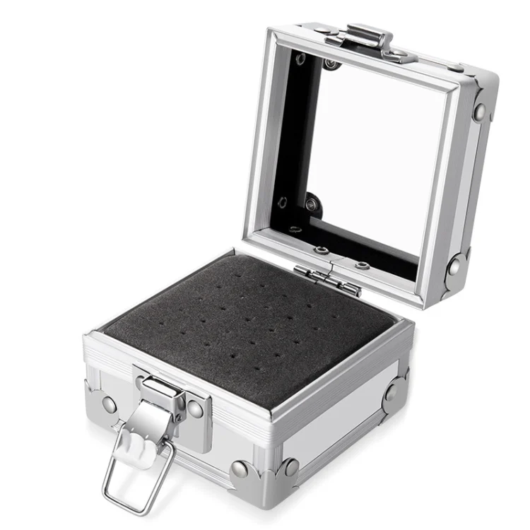 Nail Polishing Head 25 Holes Display Stand Dustproof Storage Box