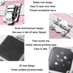 Nail Polishing Head 25 Holes Display Stand Dustproof Storage Box - Image 3