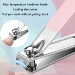 Stainless Steel Nail Clipper Set Beauty Eyebrow Trimmer, Color: - Image 4