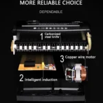 RAYSON  A606B 10L A4 Small Mini Office Shredder Electric Strip Shredder,EU Plug - Image 3