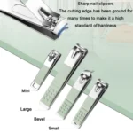 Stainless Steel Nail Clipper Nail Art Tool Set, Color: - Image 2