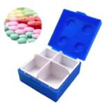 SD-J-406 28 Grids Portable Colorful Compartment Detachable Plastic Building Block Pill Box - Image 3