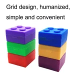 SD-J-406 28 Grids Portable Colorful Compartment Detachable Plastic Building Block Pill Box - Image 6
