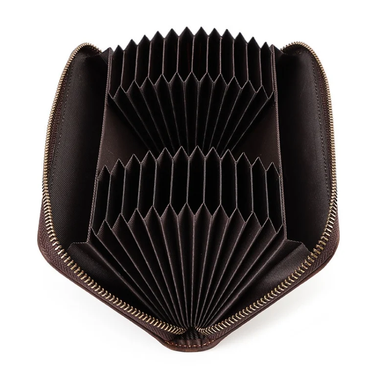 TBD0602652501_B1.webp HUMERPAUL BP816 RFID Anti-Magnetic Men Long Wallet Business Retro Multi-Card Solt Handbag - Image 2