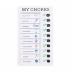 Wall Hanging Checklist Memo Boards Adjustable Checklist Board,Style: Blank Paper Card
