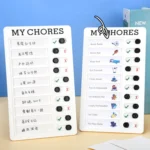 Wall Hanging Checklist Memo Boards Adjustable Checklist Board,Style: Blank Paper Card - Image 2