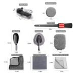 Car Waterproof Gloves Tire Gap Cleaning Brush Car Wash Set - Image 2