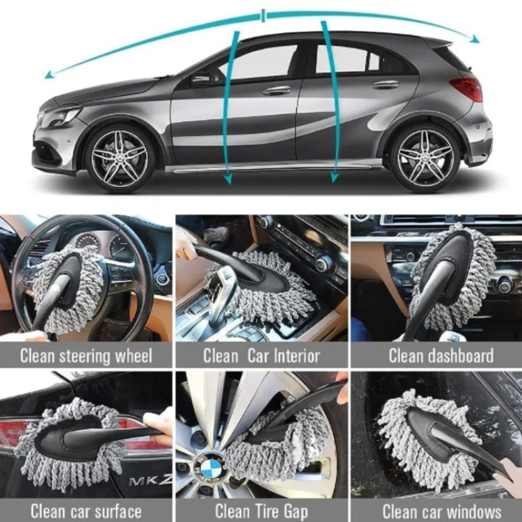 TBD0602655201_B4.webp Car Waterproof Gloves Tire Gap Cleaning Brush Car Wash Set - Image 5