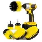 6PCS Electric Drill Head Car Tire Floor Crevice Cleaning Brush