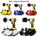 6PCS Electric Drill Head Car Tire Floor Crevice Cleaning Brush - Image 2