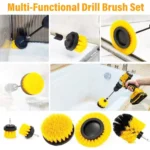 6PCS Electric Drill Head Car Tire Floor Crevice Cleaning Brush - Image 5