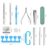 20 In 1 Foot File Grinding Exfoliating Manicure And Pedicure Kit - Image 4