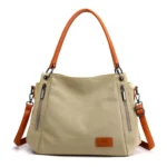 T-1983 Ladies Large Capacity Canvas Shoulder Bag