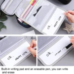 Multifunctional Pencil Case Built-in Writable Whiteboard With 1 Erasable Pen - Image 5