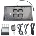 US Standard Car Flip Retractable License Plate Holder Hidden Shutter Cover License Plate Holder - Image 2