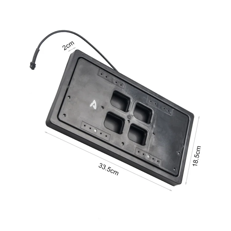 TBD06026605_2.webp US Standard Car Flip Retractable License Plate Holder Hidden Shutter Cover License Plate Holder - Image 3