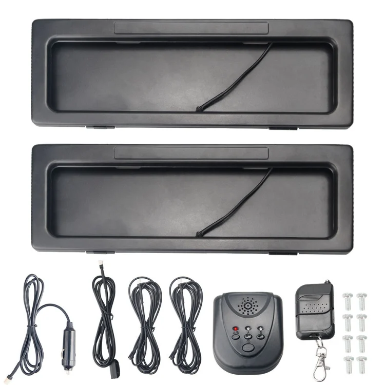 TBD06026608_1.webp Australian Regulations Front And Rear Dual-Brand Electric Vehicle License Plate Frame - Image 2