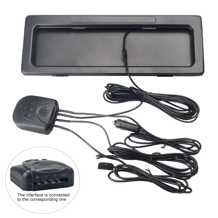 TBD06026608_3.webp Australian Regulations Front And Rear Dual-Brand Electric Vehicle License Plate Frame - Image 4