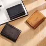 HUMERPAUL BP992 RFID Anti-Magnetic Multi-Card Position Zipper Coin Purse Leather Men Wallet - Image 2