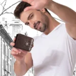 HUMERPAUL BP948-s RFID Anti-Theft Brush Men Leather Wallet Short Coin Purse - Image 5