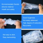 D2120 DIY Drop Mold Lunar Astronaut Bulb Ornament Silicone Mold Office Epoxy Ornament - Image 5