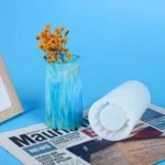 D720 Drop Plastic Mold Vase Silicone Mold