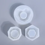 DIY Crystal Drop Glue Silicone Mold For Making Fragrant Candle Pot - Image 2