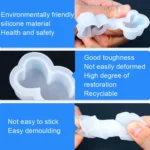 D2111-1 DIY Drop Mold Heart Candle Silicone Mold - Image 4