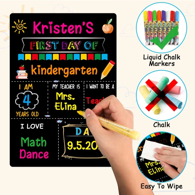 TBD06026715_4.webp Children Graduation Photo Hanging Crafts Blackboard Message Board - Image 5