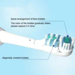 4 PCS/Set Multi-directional Electric Replacement Toothbrush Head for Oral B 3733 4732 4734 - Image 4