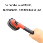 Handle + Sponge Long Handle Car Tire Varnishing Brush Tire Waxing Brush Sponge - Image 5