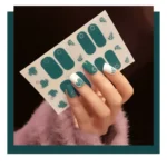10 PCS 3D Hot Stamping Waterproof Nail Art Sticker