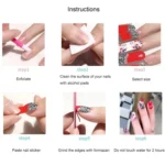 10 PCS 3D Hot Stamping Waterproof Nail Art Sticker - Image 4