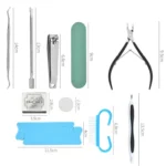 HT16-2 16 In 1 Foot File And Grinder Peeling Pedicure Set - Image 3