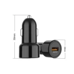 IBD321-Q3 Universal Fireproof Mobile Phone Car Charger - Image 3