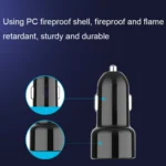 IBD321-Q3 Universal Fireproof Mobile Phone Car Charger - Image 5