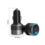 IBD353 Multifunctional Flame Retardant Car Phone Charger - Image 3