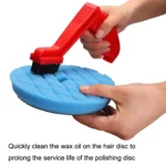 2Sets Car Cleaning And Polishing Sponge Disc Cleaning Brush Sponge Wax Marks Cleaning Brush - Image 6
