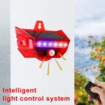 RC-710 Solar Burglar Alarm Light Remote Control Human Body Induction Drive - Image 3