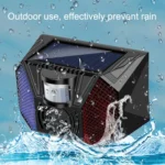 RC-711 Solar Outdoor Orchard Fish Pond Anti-theft Human Body Infrared Alarm - Image 4