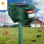 RC-544 Outdoor Solar Ultrasonic Infrared Sensor Animal Repeller