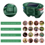 RC-544 Outdoor Solar Ultrasonic Infrared Sensor Animal Repeller - Image 4