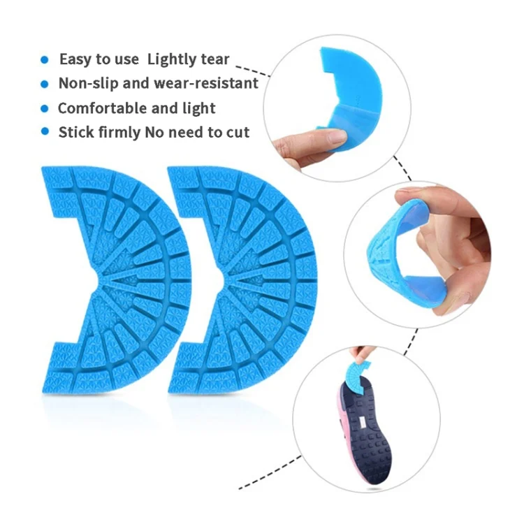 TBD0602687901_B2.webp 2 Pairs Thickened Rubber Sole Heel Wear-Resistant Non-Slip Patch - Image 3